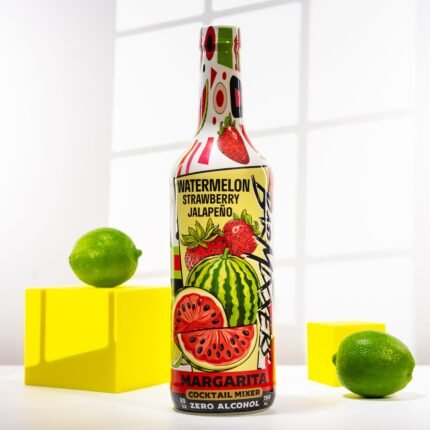 Cocktail Mixer Spicy Watermelon Strawberry Jalapeño Margarita Mix - 750ml